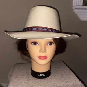 Panacool Ivory Cowboy Hat 6.75” (54) Model S7040 6 3/4” Made In USA